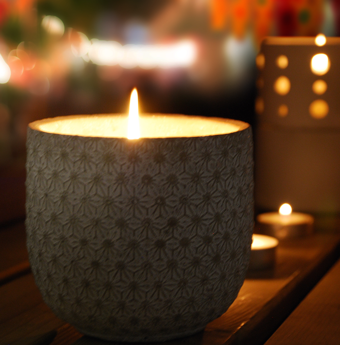 STV Zero In natural citronella outdoor insect control candle for UAE gardens